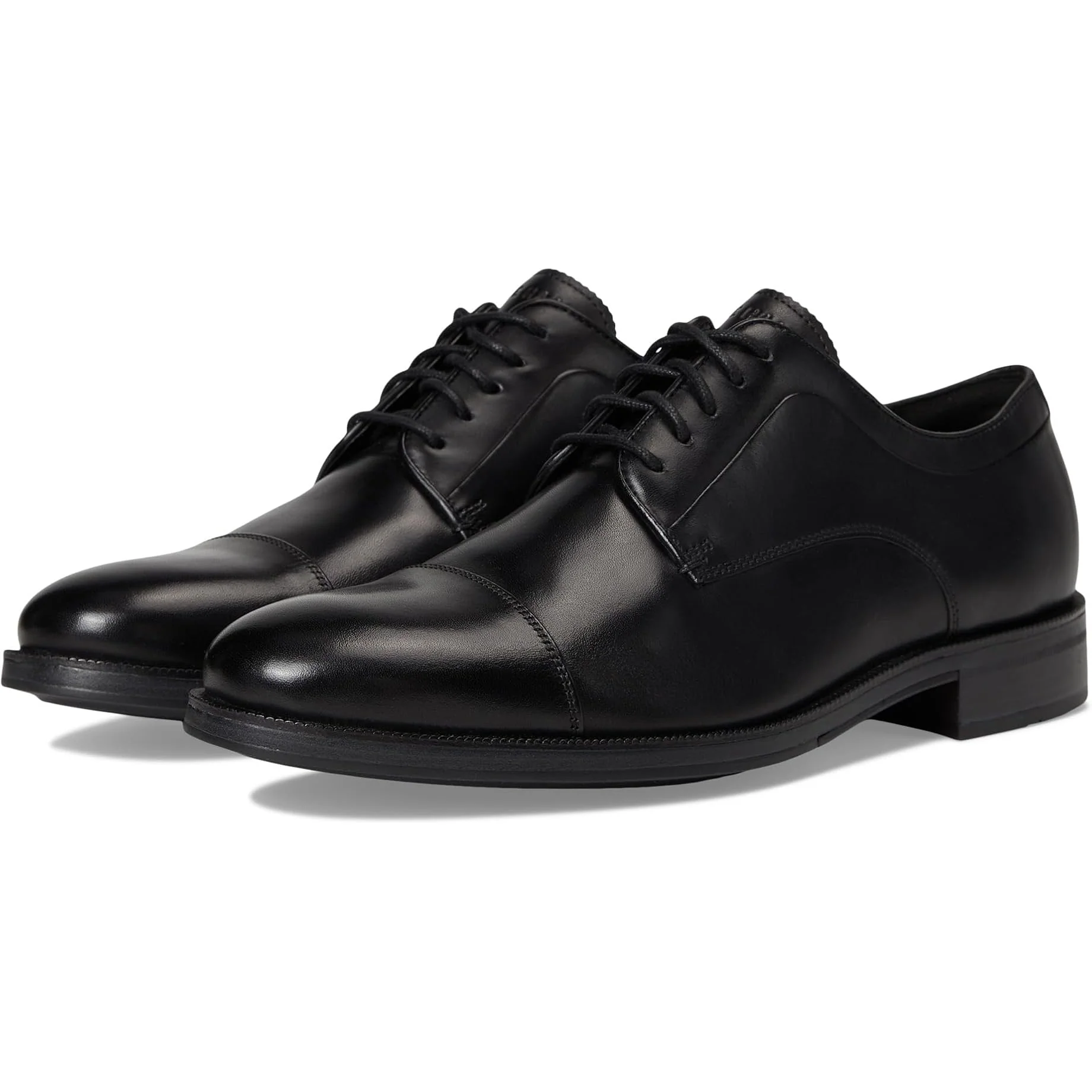 Black Dean Grand Cap-Toe Oxford Dress Shoes - Cole Haan
