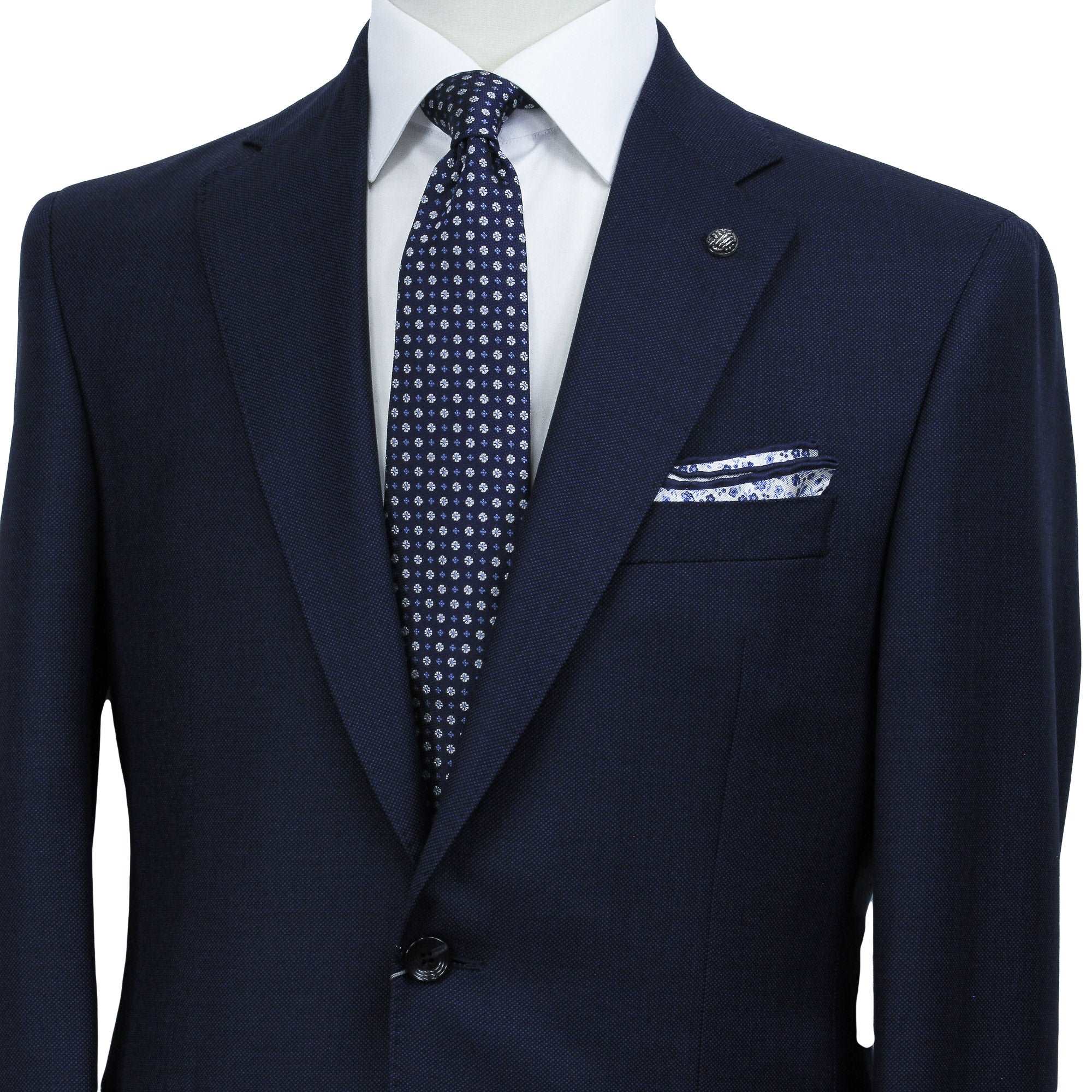 Blue Birdseye Drago Wool Esprit Modern Fit Suit - Jack Victor - Image 2