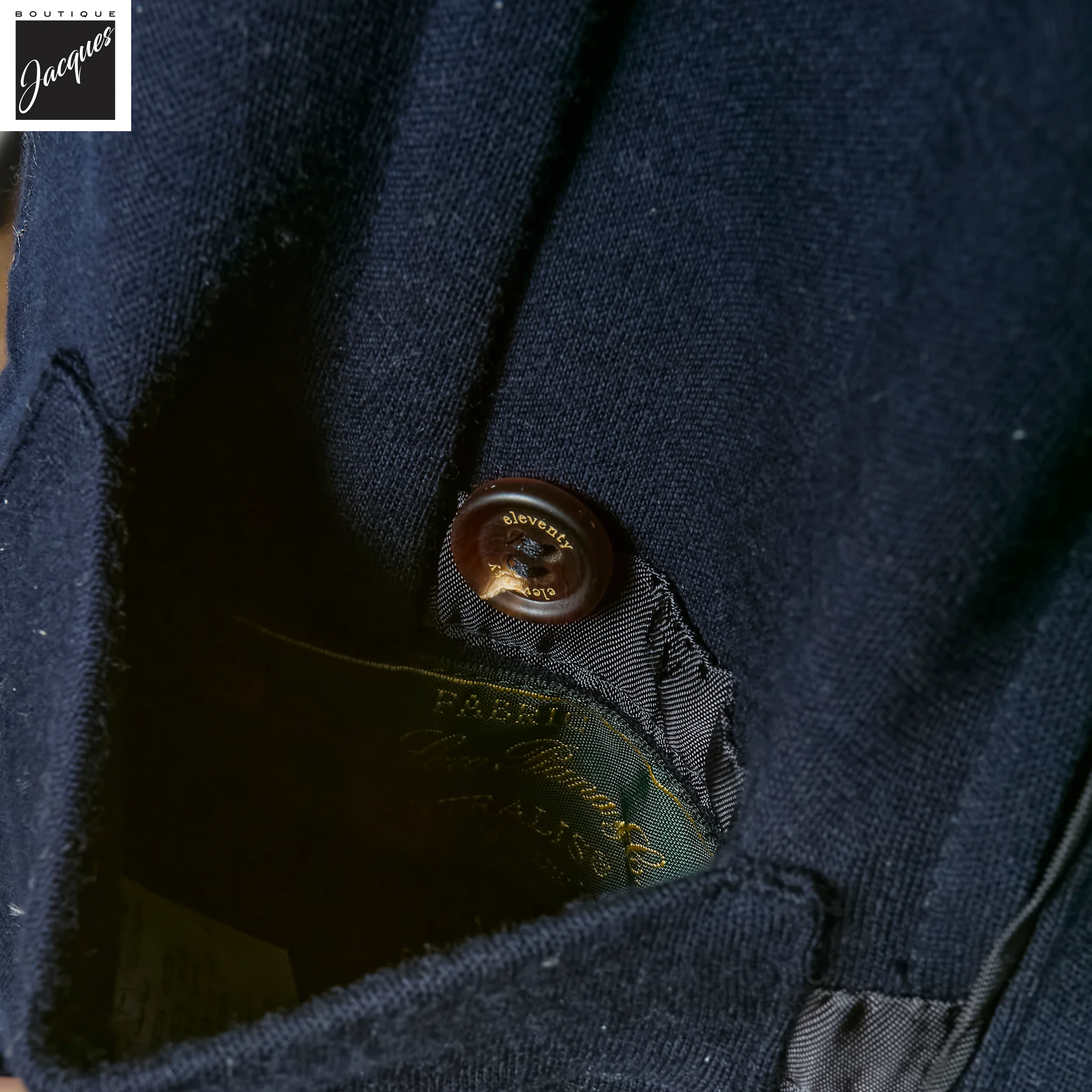 Blue Super 150's Wool Knitted Hybrid Sport Jacket - ELEVENTY PLATINUM - Image 5