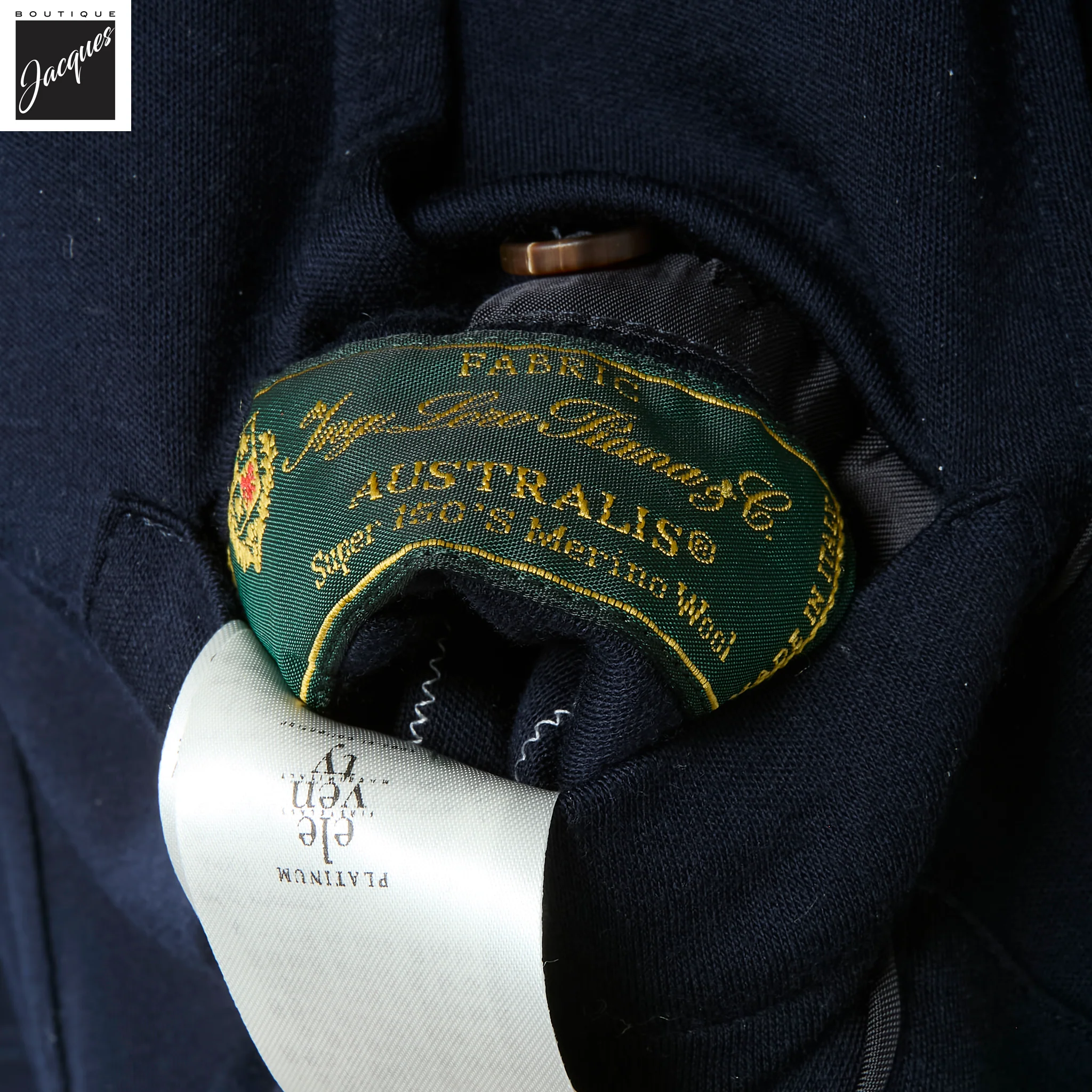 Blue Super 150's Wool Knitted Hybrid Sport Jacket - ELEVENTY PLATINUM - Image 6