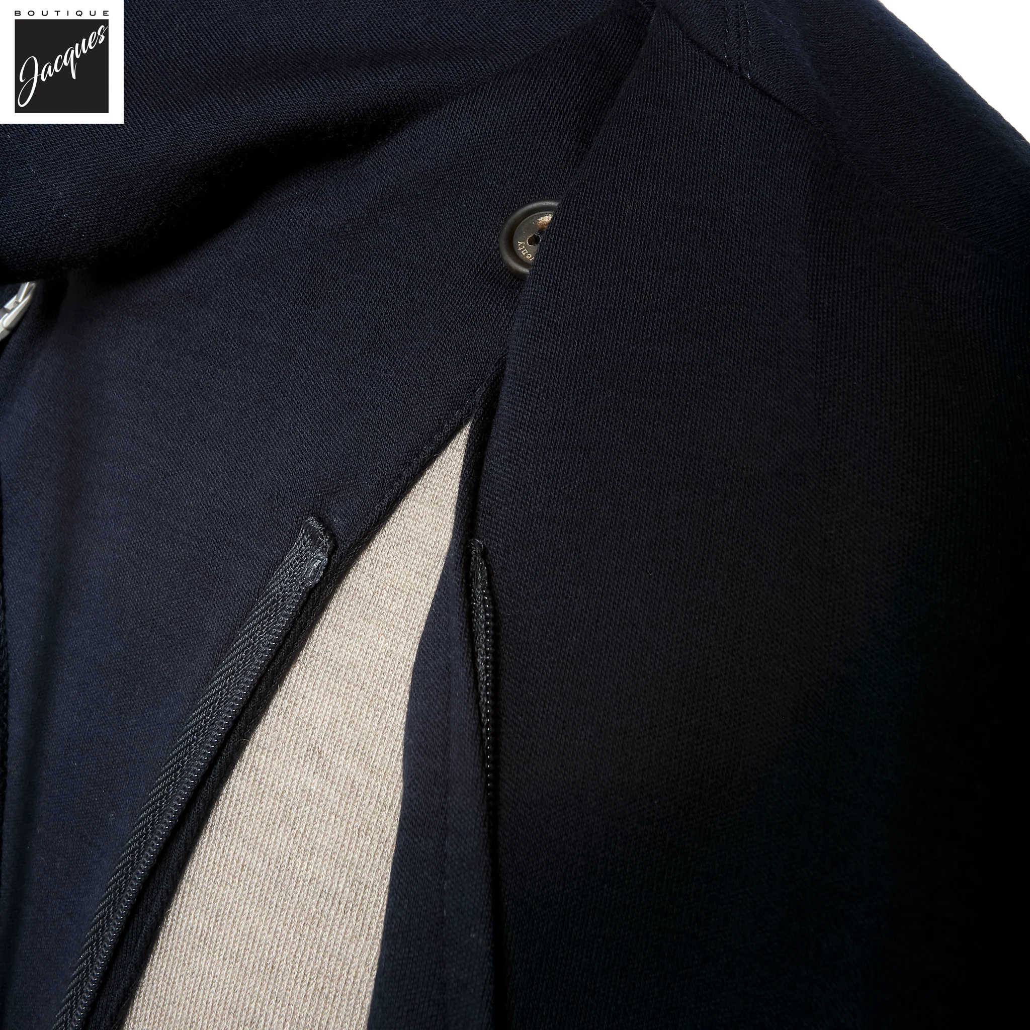Blue Super 150's Wool Knitted Hybrid Sport Jacket - ELEVENTY PLATINUM - Image 7