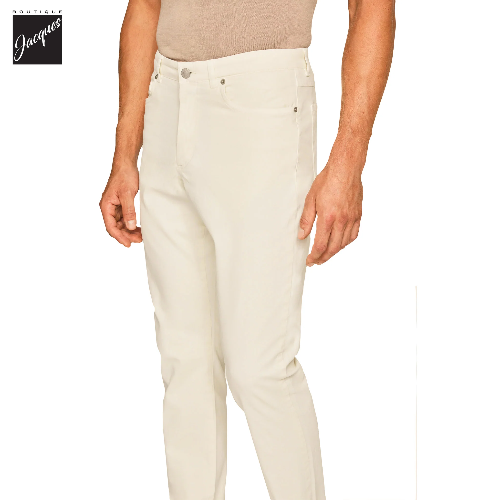 Bone Jackie Brushed Cotton Modern Fit Five Pocket Pants - Jack Victor - Image 3