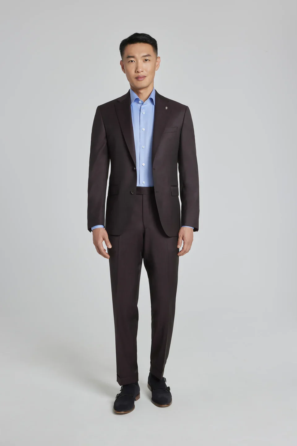 Bordeaux Urban Sartorial Slim Fit Wool Suit - Jack Victor - Image 3