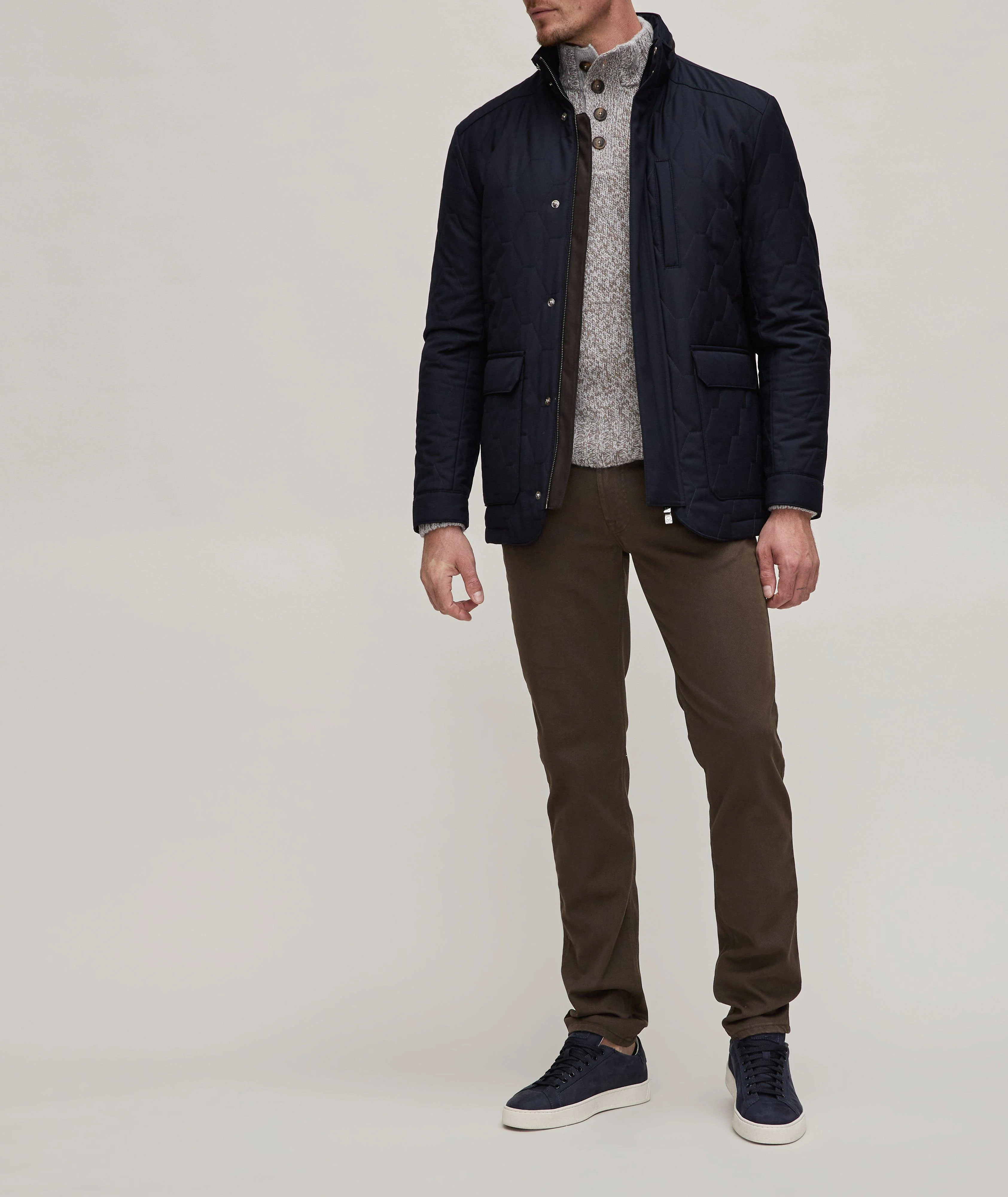 Brown Rubens Cotton Twill Five Pocket Pants - Re-Hash - Image 8