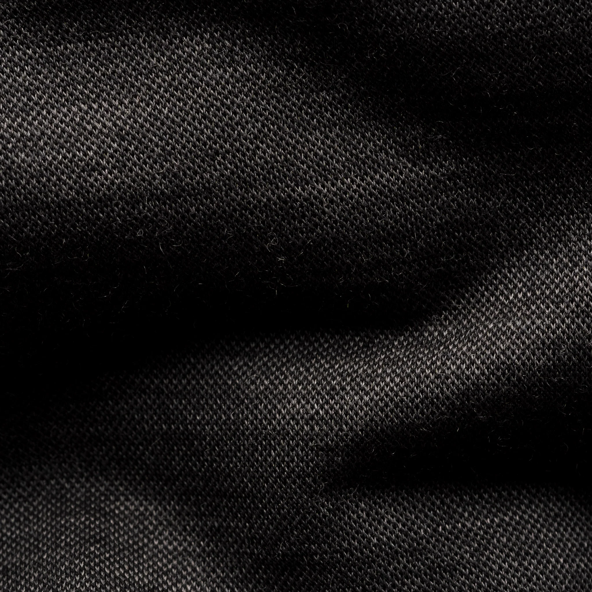 Charcoal Gray Knitted Merino Wool Slim Fit Jersey Shirt - ETON - Image 8