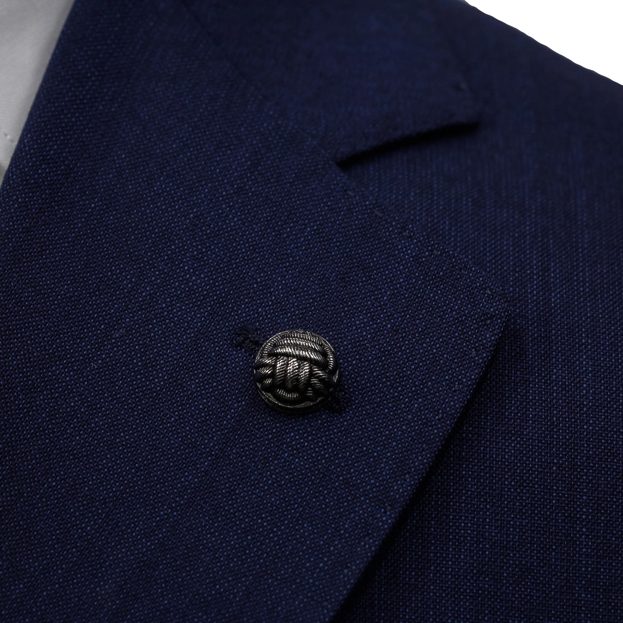Blue Solid Montana Contemporary Fit Wool Suit - Jack Victor - Image 4