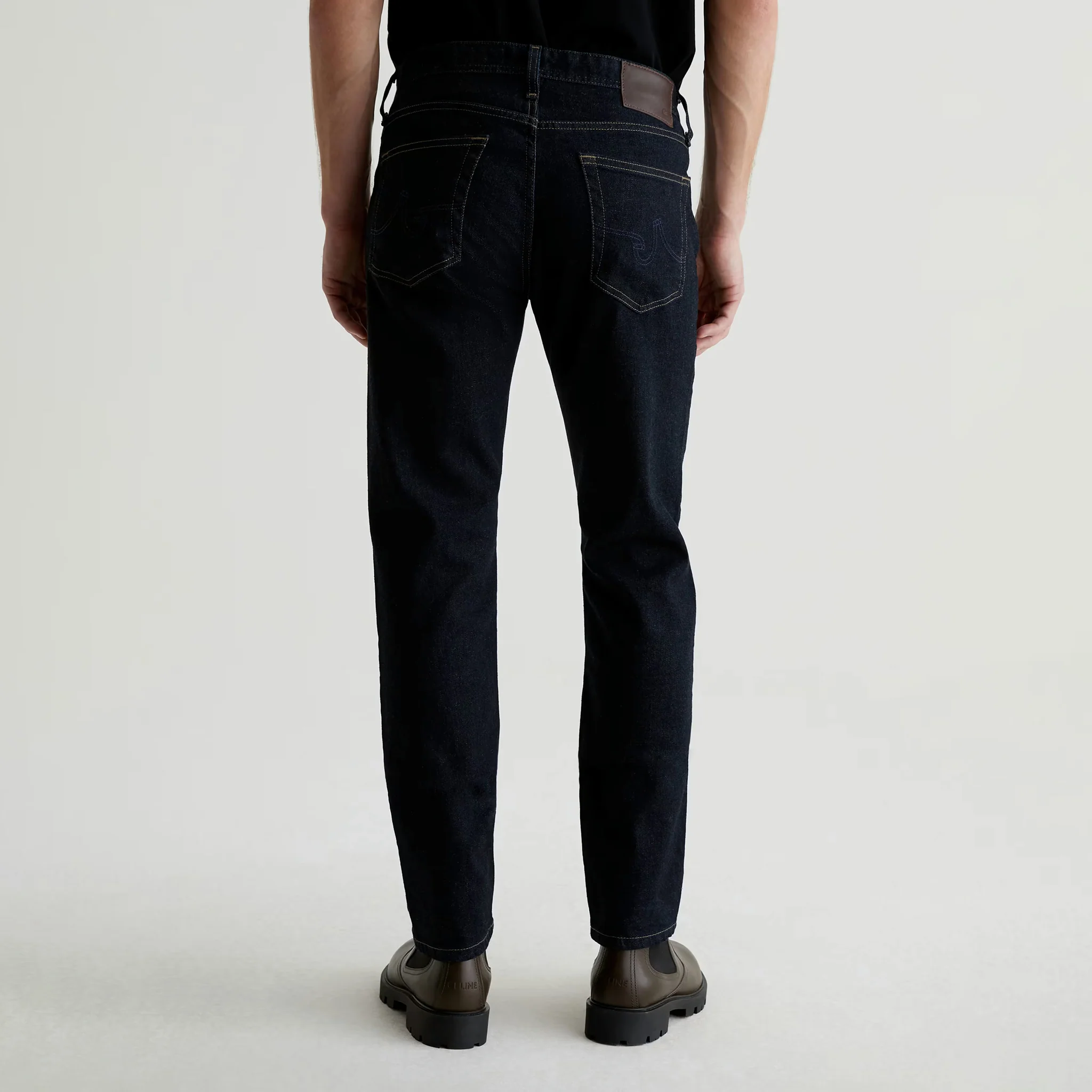 Dark Blue Monument Modern Slim Fit Jeans - AG - Image 3