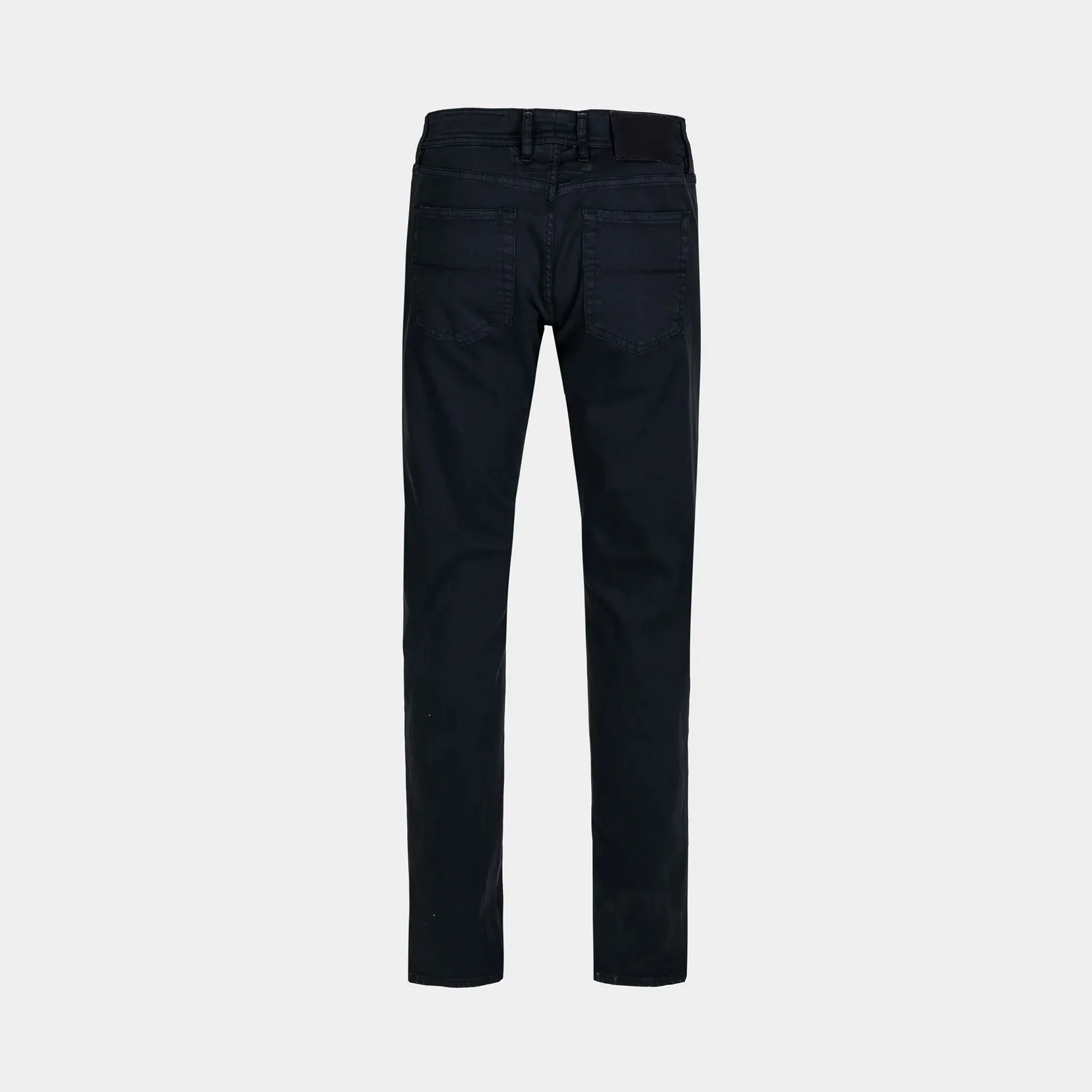 Dark Blue Soft Dye Michelangelo Super-Stretch Five Pocket Pants - TRAMAROSSA - Image 3