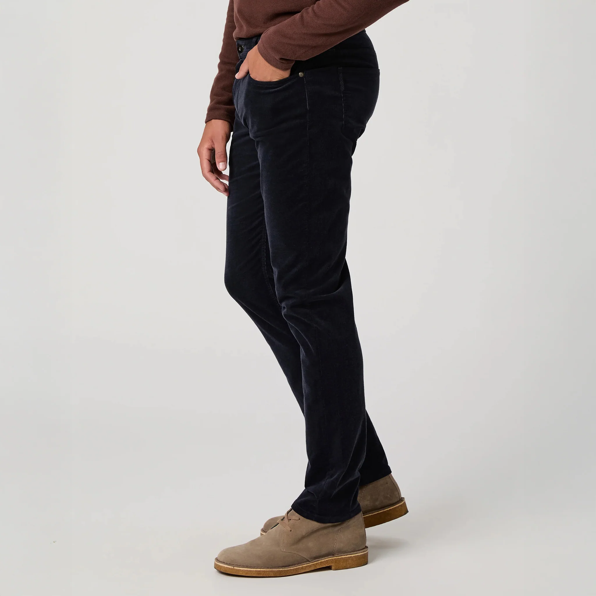 Deep Anchor Corduroy – Lennox Slim Fit Jeans - PAIGE - Image 3