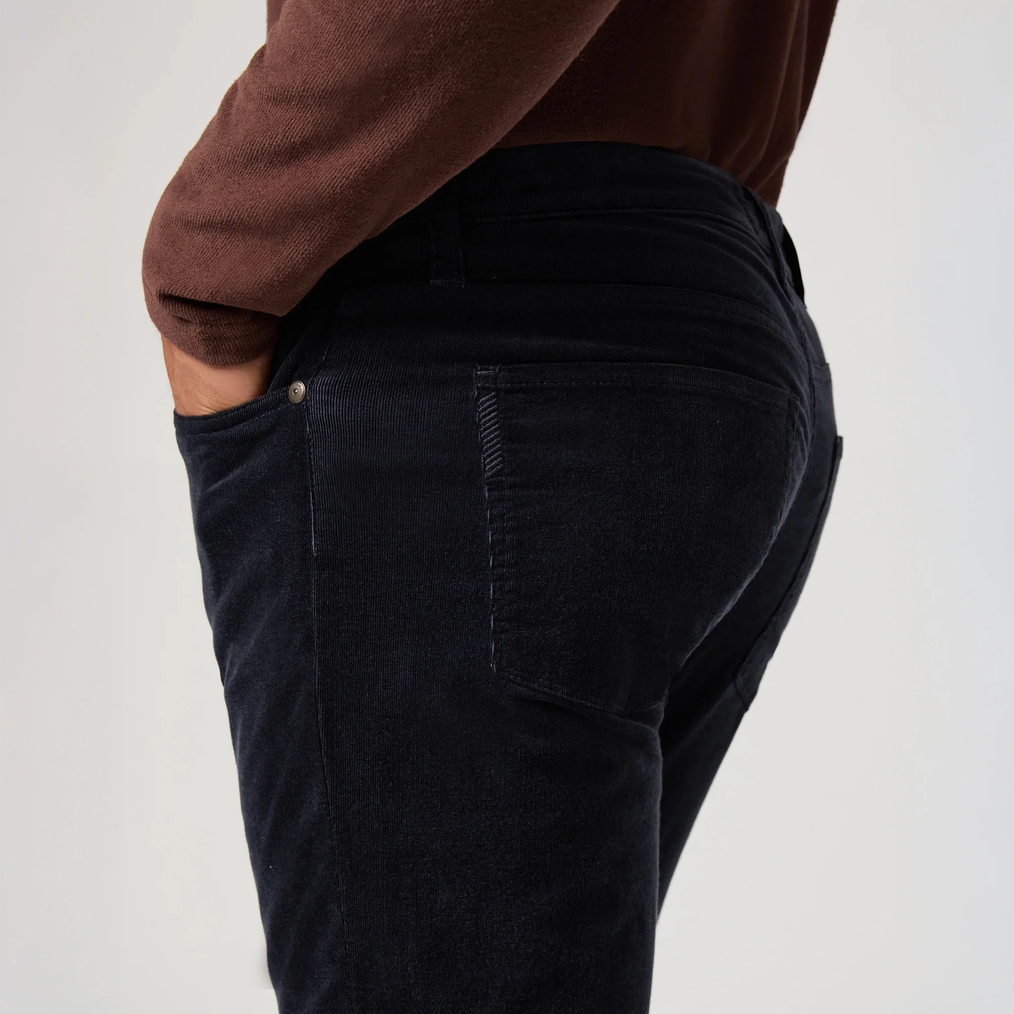 Deep Anchor Corduroy – Lennox Slim Fit Jeans - PAIGE - Image 5