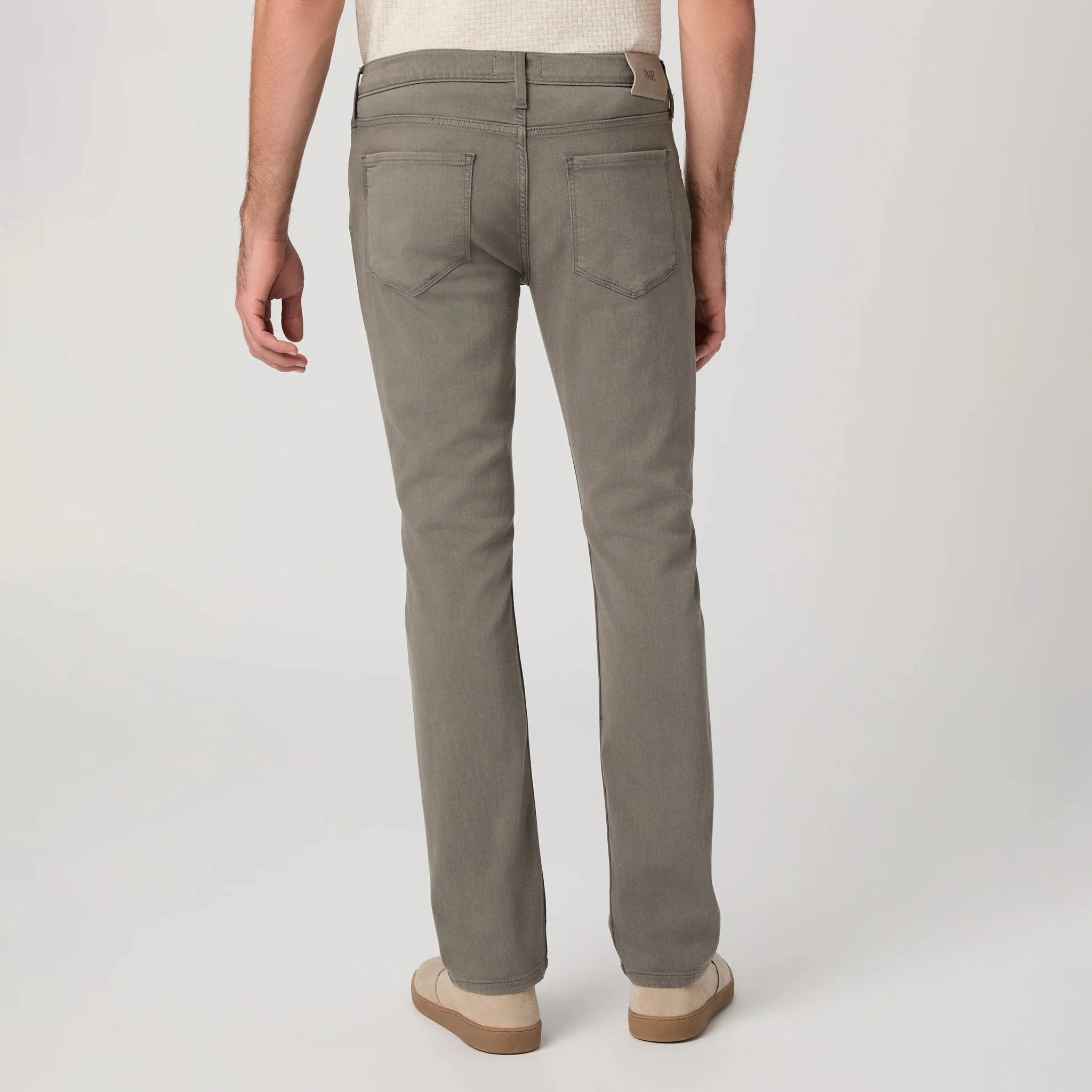 Lennox - Natural Stone - Transcend Five Pocket Pant - PAIGE - Image 3