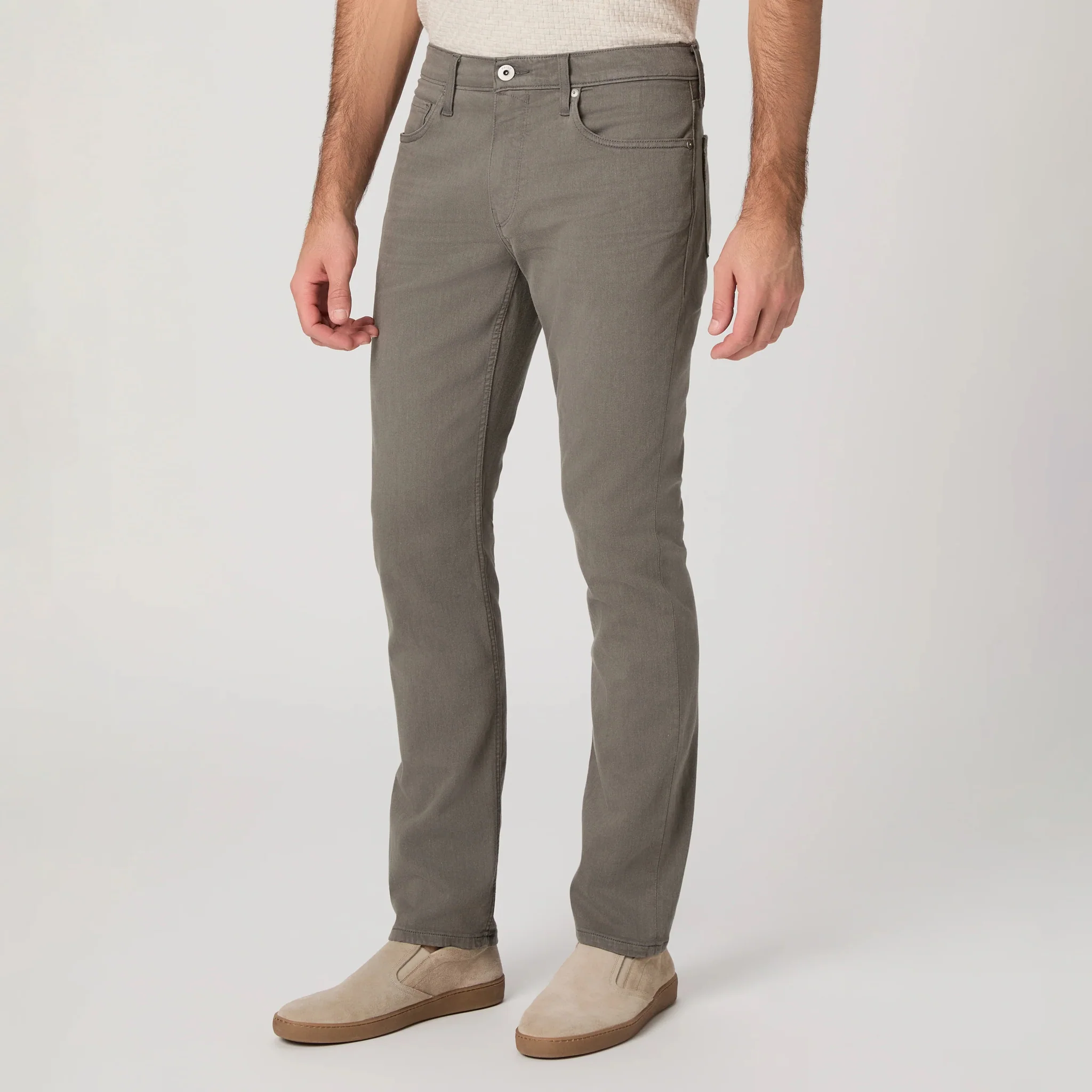 Lennox - Natural Stone - Transcend Five Pocket Pant - PAIGE - Image 5