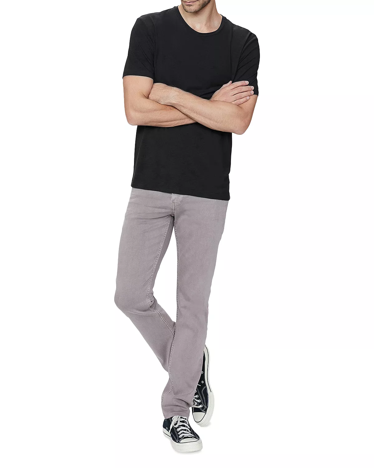 Lennox - Vintage Smoked Wine Slim Fit Jeans - PAIGE - Image 2