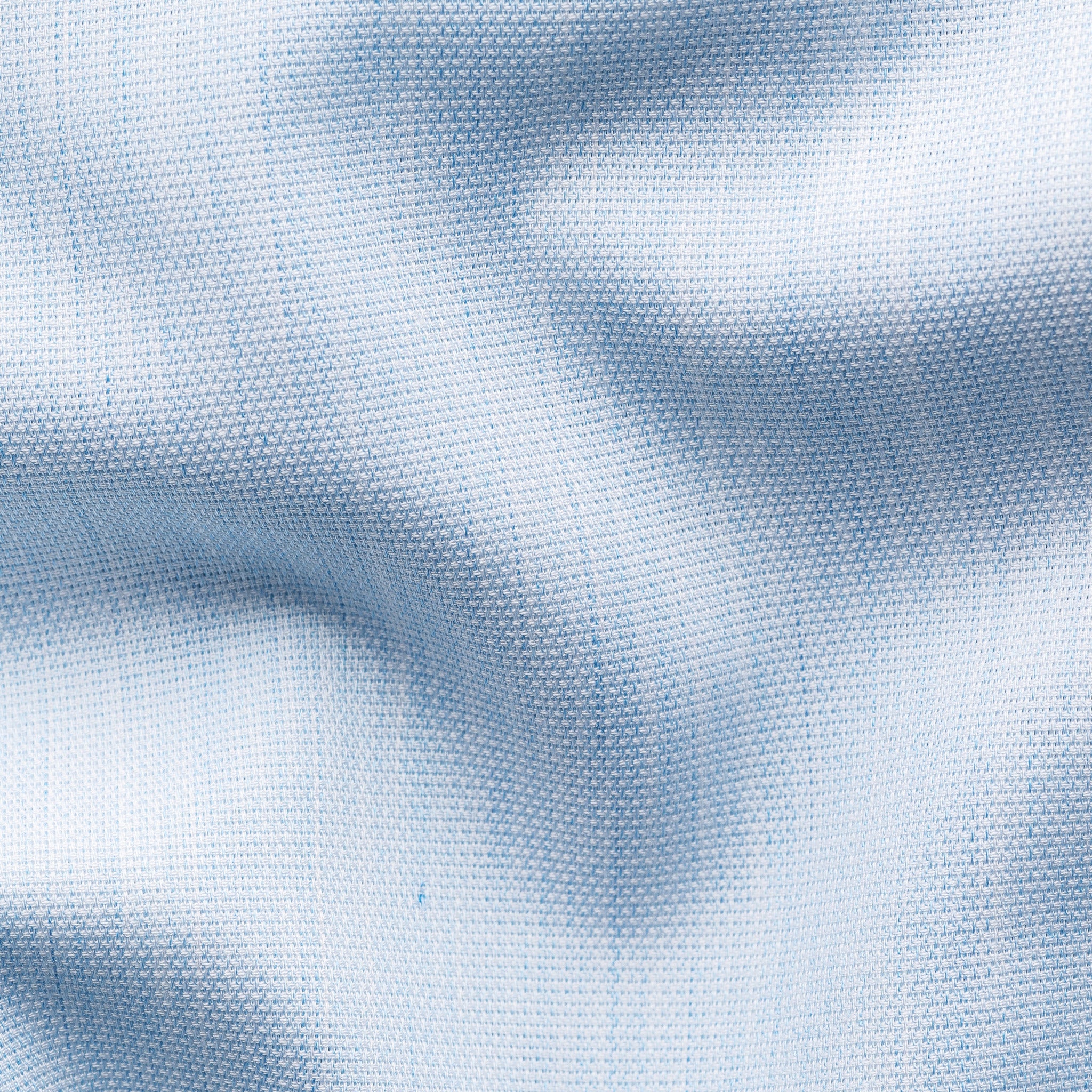 Light Blue Solid Signature Twill Slim Fit Shirt - ETON - Image 9