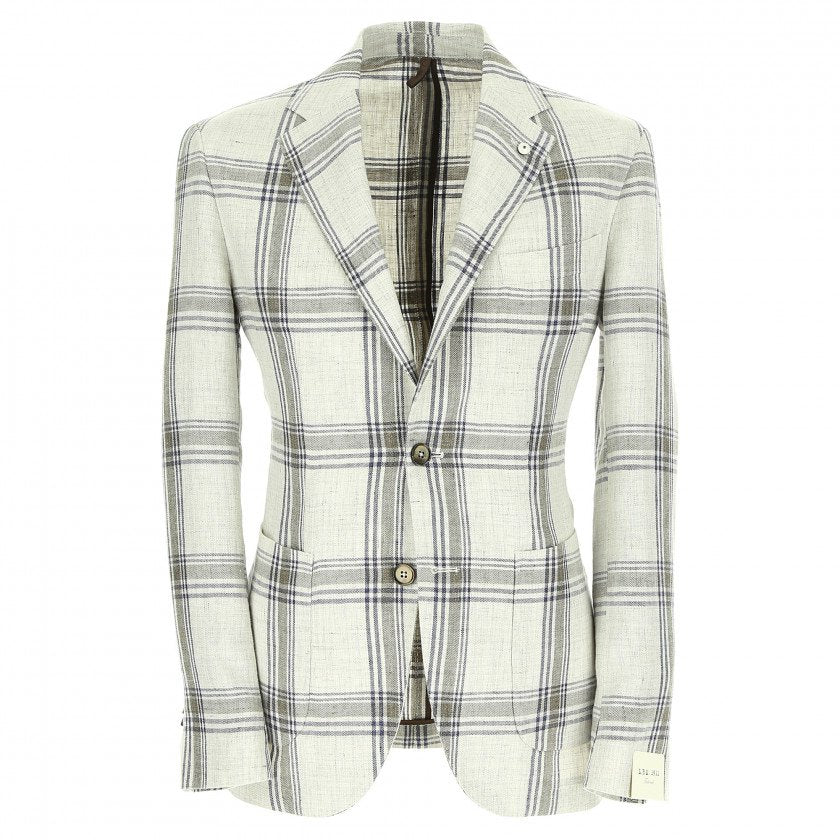 Linen Unconstructed Contemporary Fit Sport Coat - Image 6