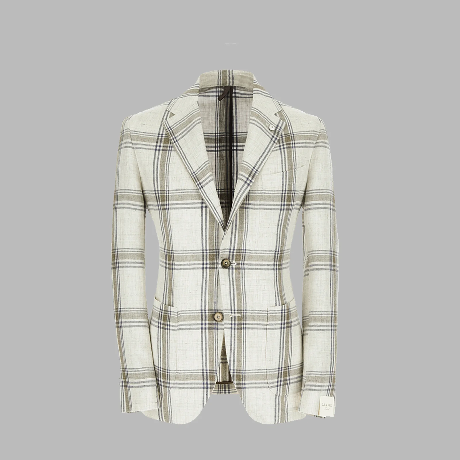 Linen Unconstructed Contemporary Fit Sport Coat - Image 8