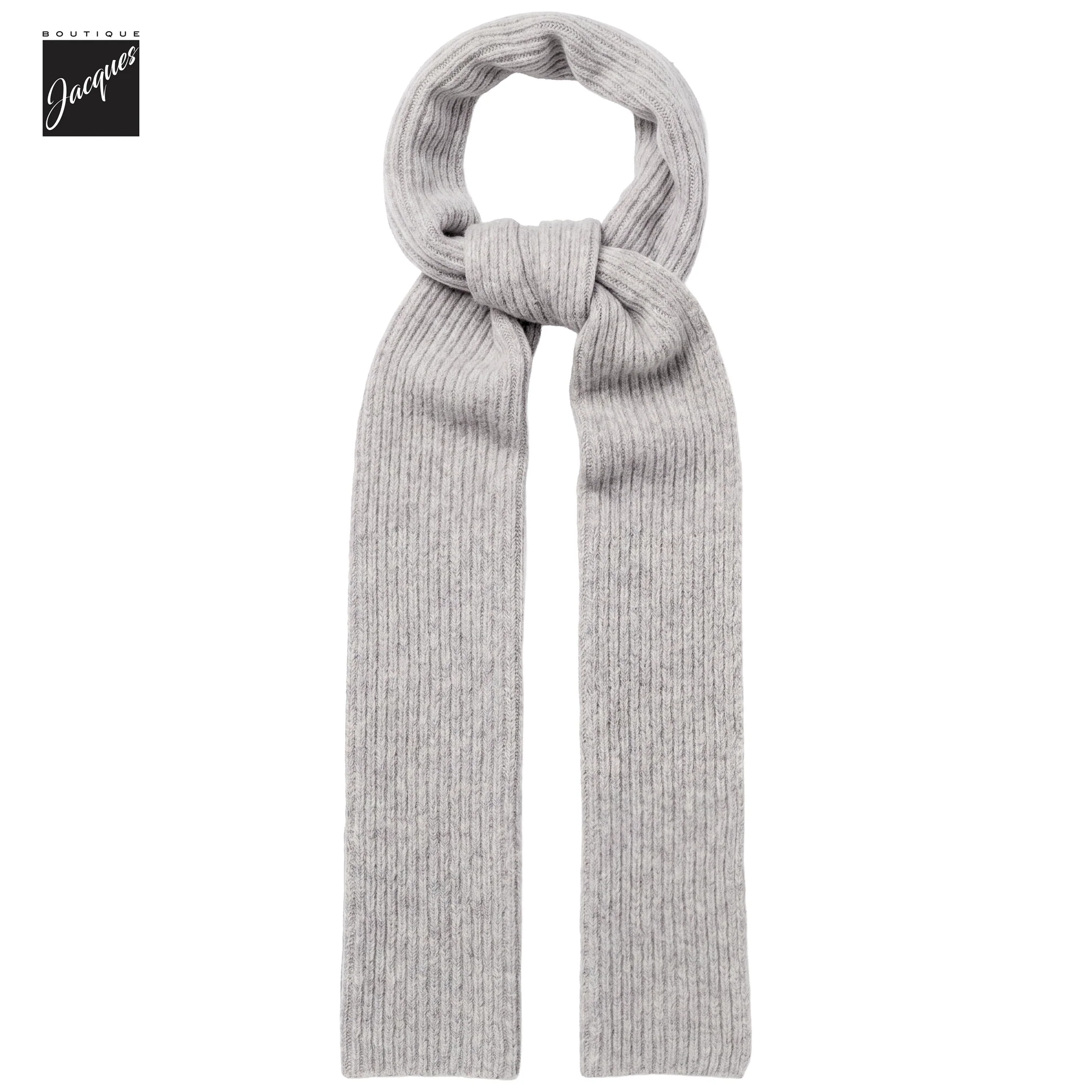 Natural Mélange Cotton/Alpaca/Wool Tweed Winter Scarf - Phil Petter