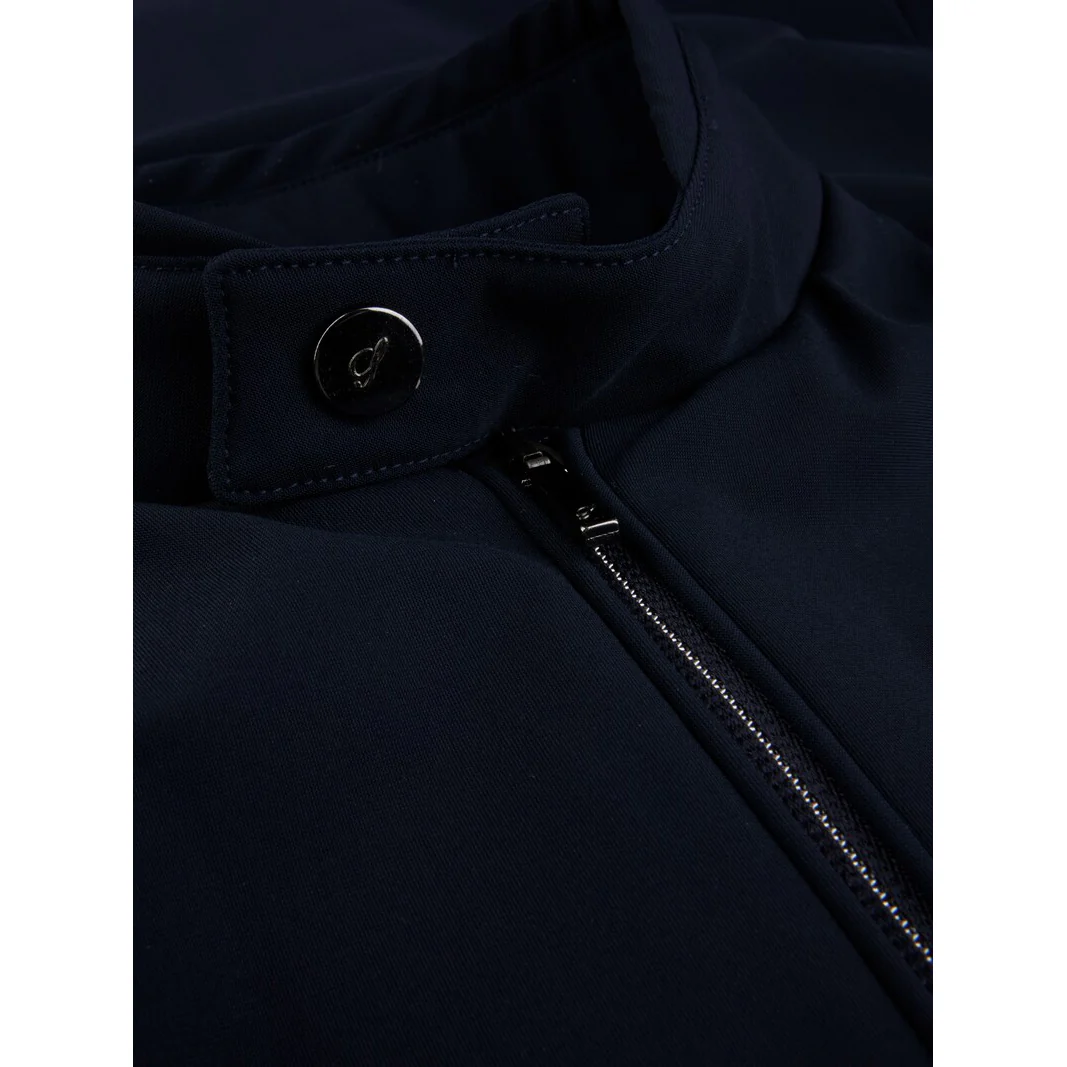 Navy Blue Technical Jersey Full-Zip Vest - Stenströms - Image 3