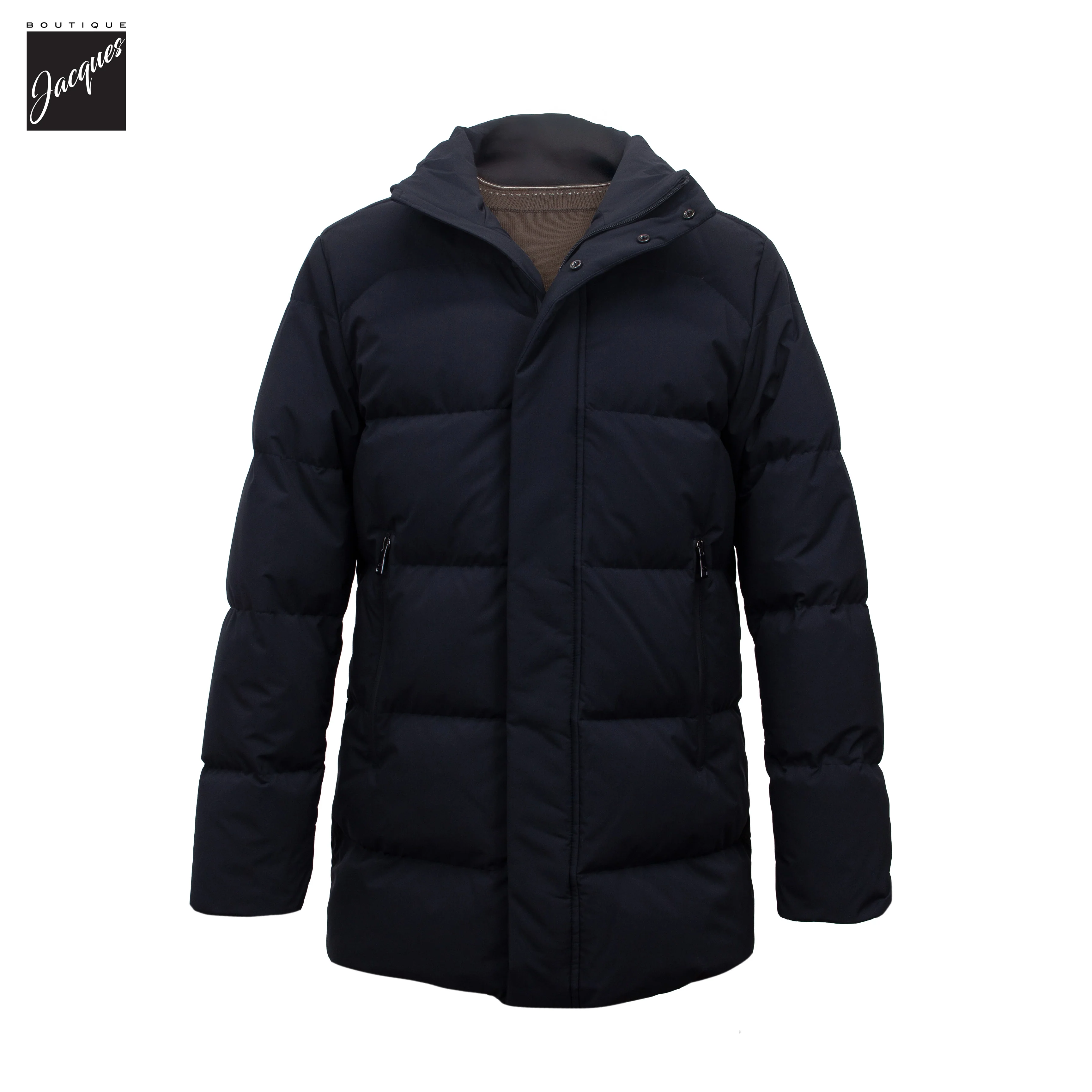Navy Blue Typhoon Platinum Waterproof Re-Goose Down Parka - Paul & Shark - Image 3