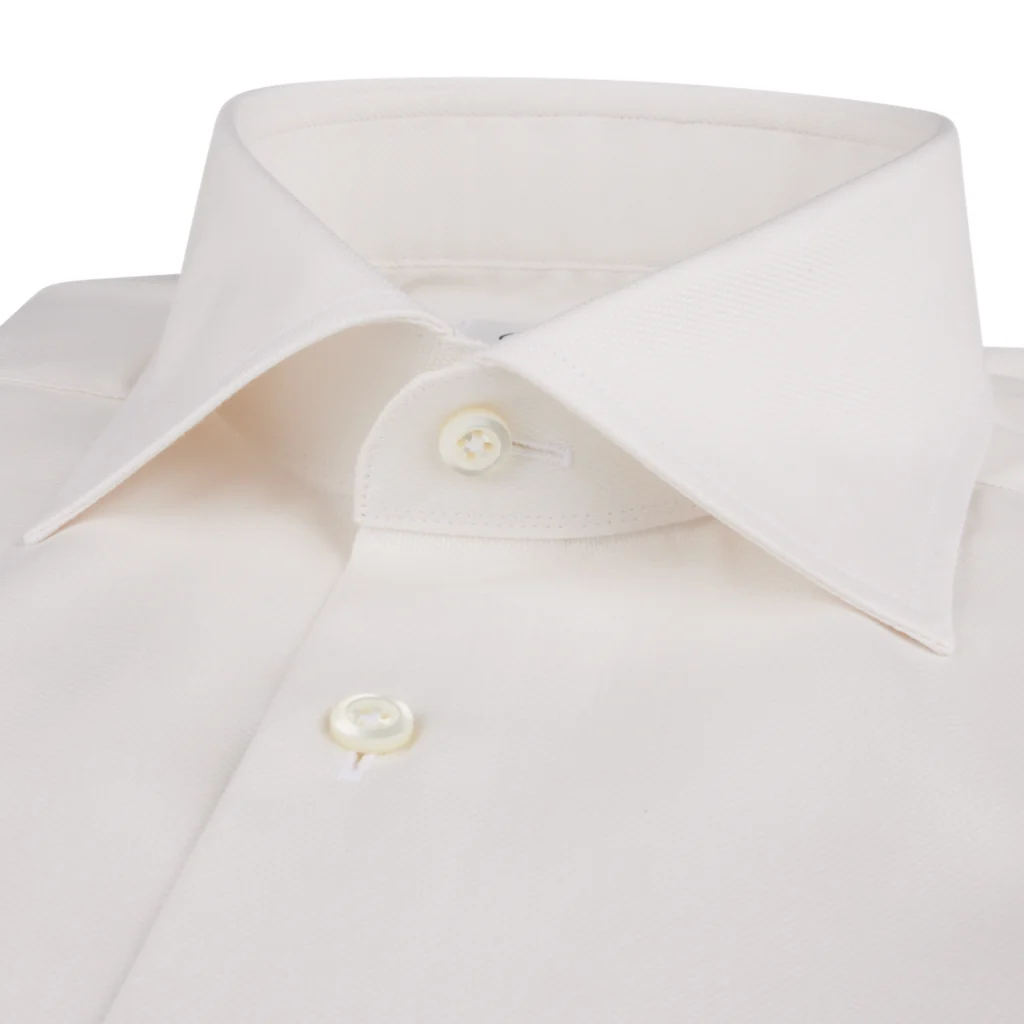 Offwhite Oxford Slimline Shirt - Stenströms - Image 2