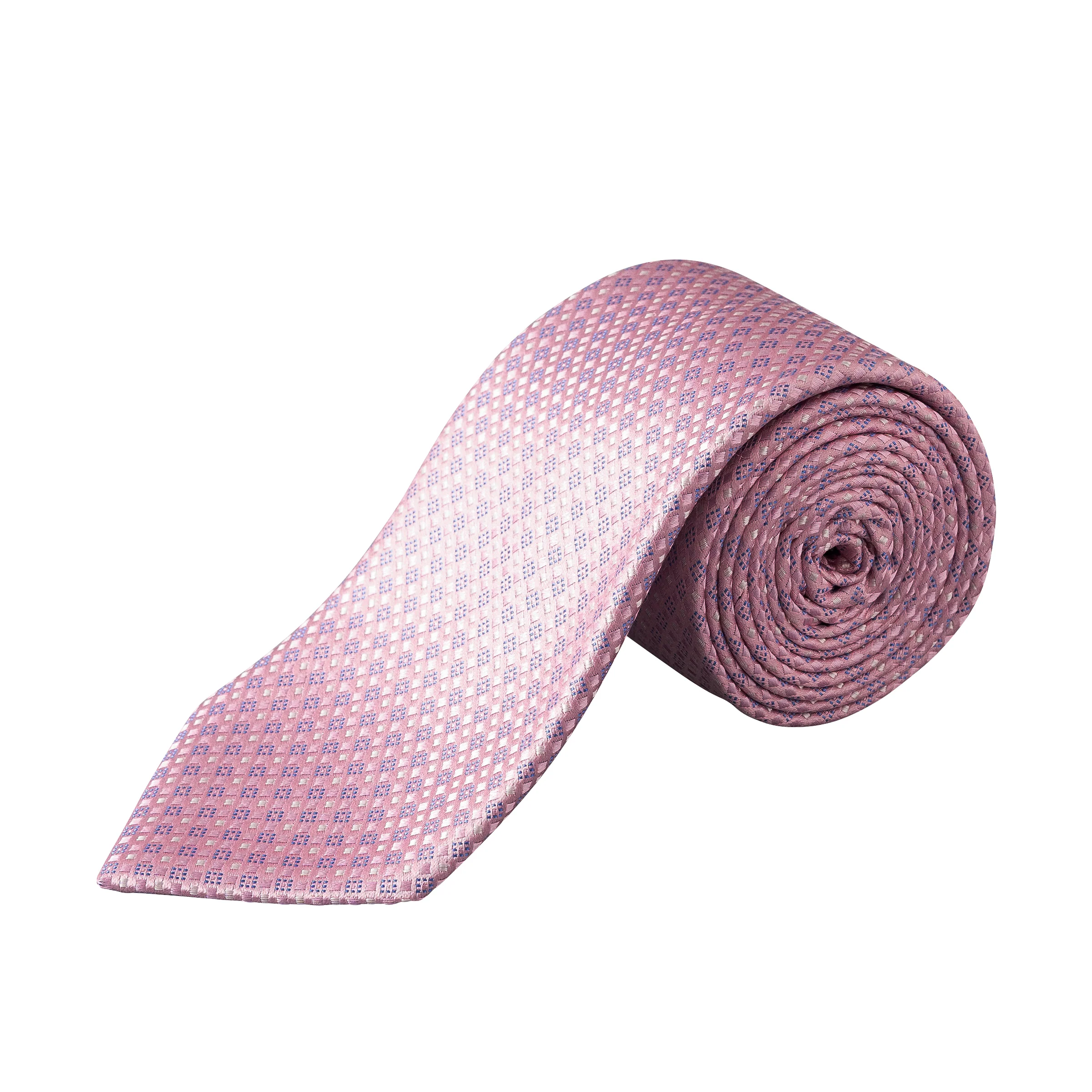 Pink Micro Patterned Woven Silk Tie - ETON