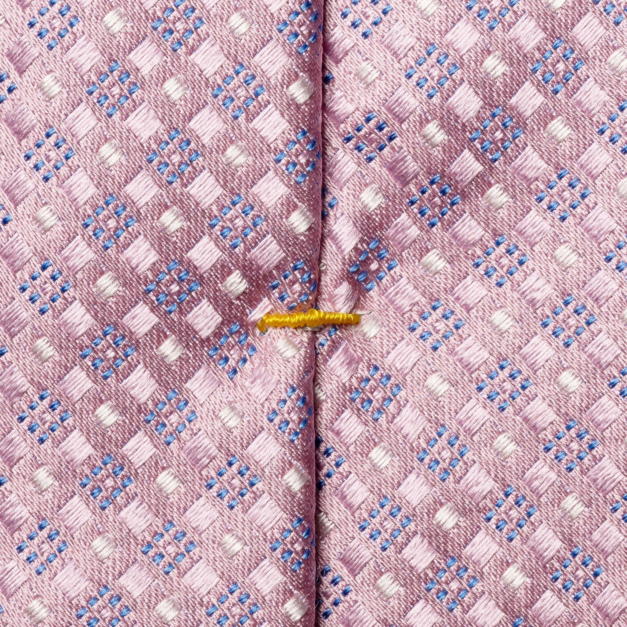 Pink Micro Patterned Woven Silk Tie - ETON - Image 4