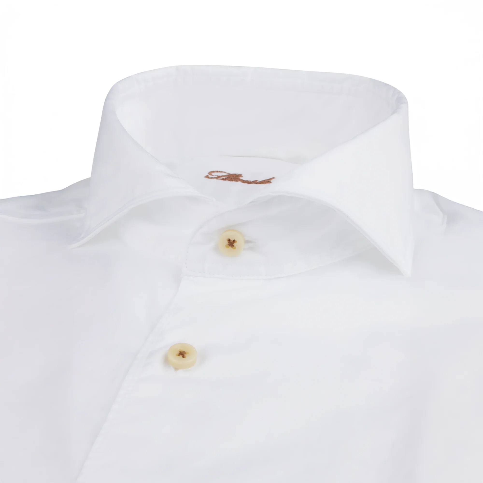 White Garment Wash Slimline Casual Shirt - Stenströms - Image 2