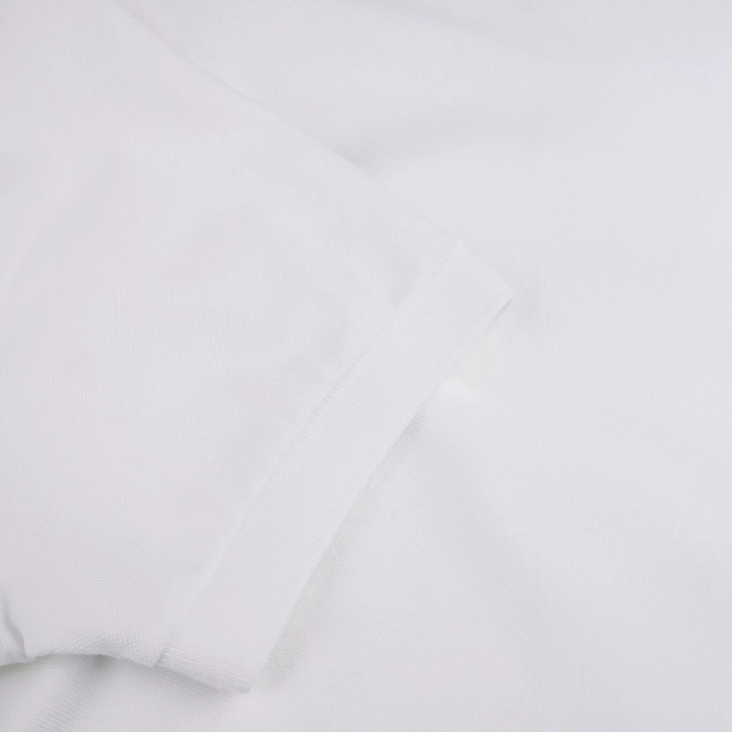 White Piqué Cotton Short Sleeve Polo Shirt - Stenströms - Image 5