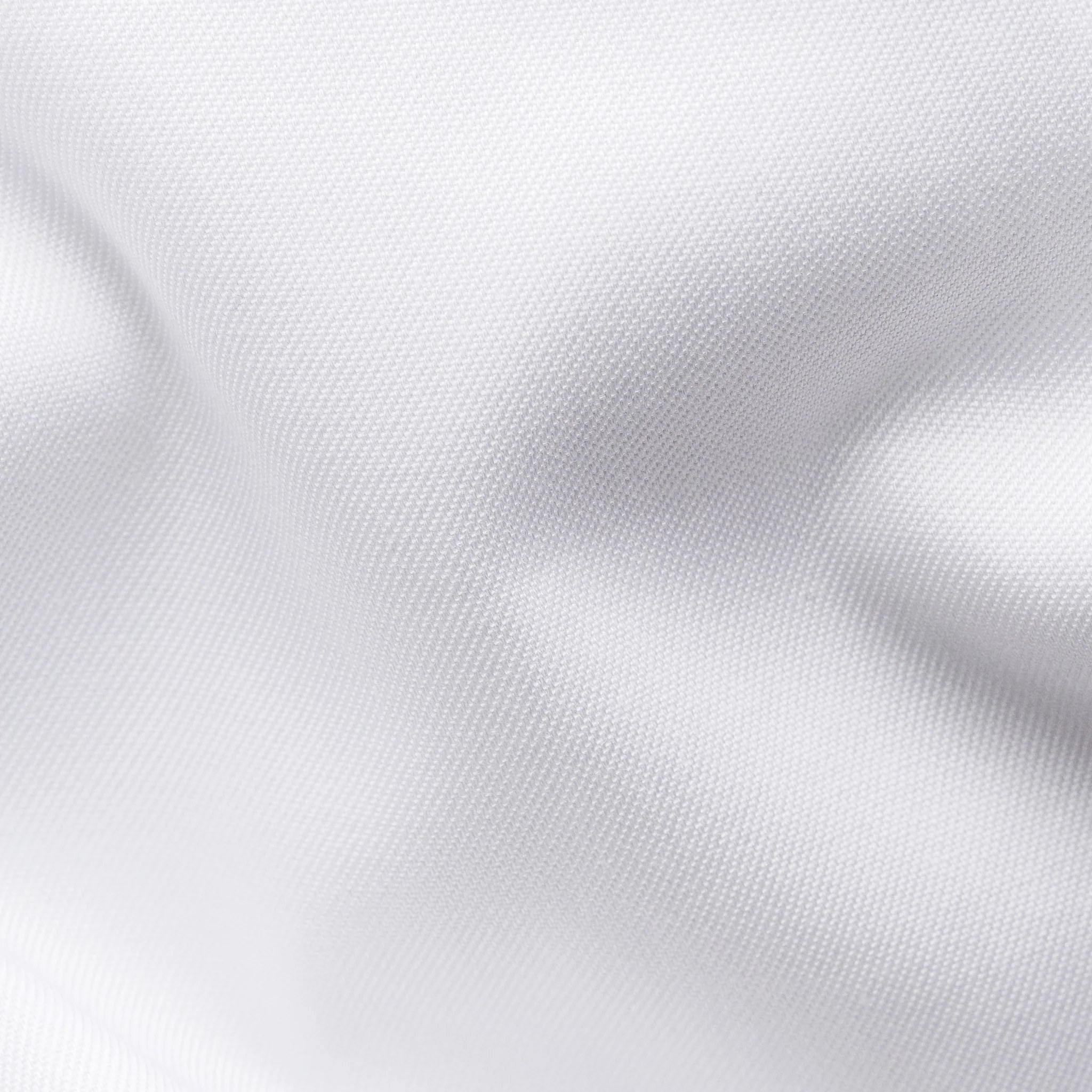 White Solid Geometric Effect Signature Twill Slim Fit Shirt - ETON - Image 8